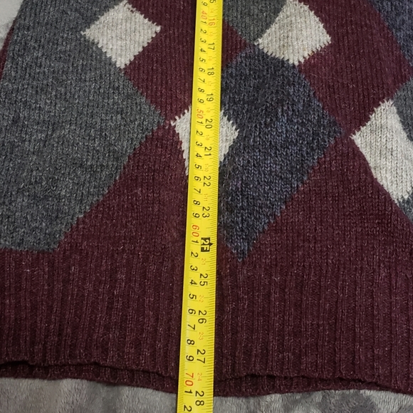 Vintage St. Michael Argyle Shetland Sweater - Picture 6 of 8